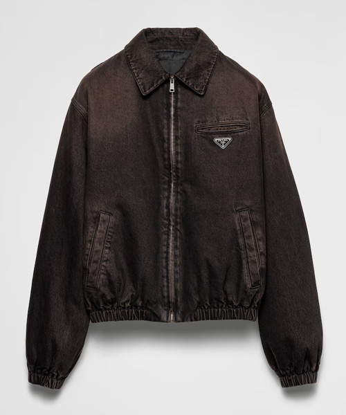 JK-24362<br><b>PRADA</b><br>패디드 데님 블루종 자켓</b><br>[매장가-470만원대]