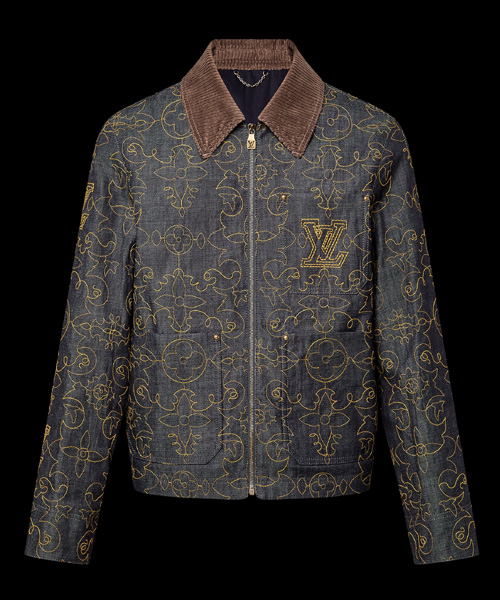 JK-24463<br><b>LOUIS VUITTON</b><br>엠브로이더드 데님 워크웨어 재킷</b><br>[매장가-490만원대]