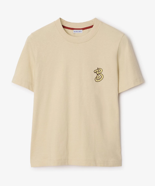 T-30862<br><b>BURBERRY</b><br>B 스네이크 코튼 티셔츠</b><br>[매장가-70만원대]