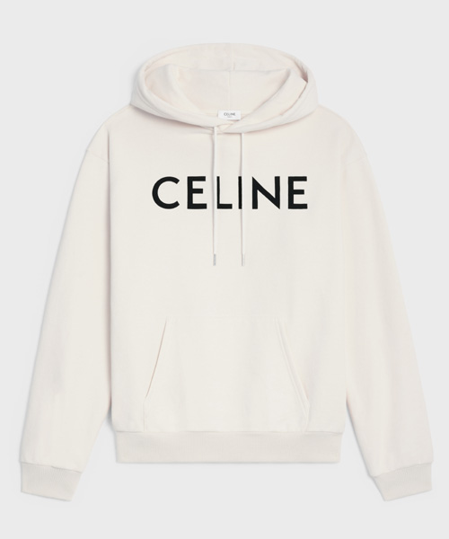 T-30807<br><b>CELINE</b><br>코튼 플리스 루즈 후드</b><br>[매장가-140만원대]