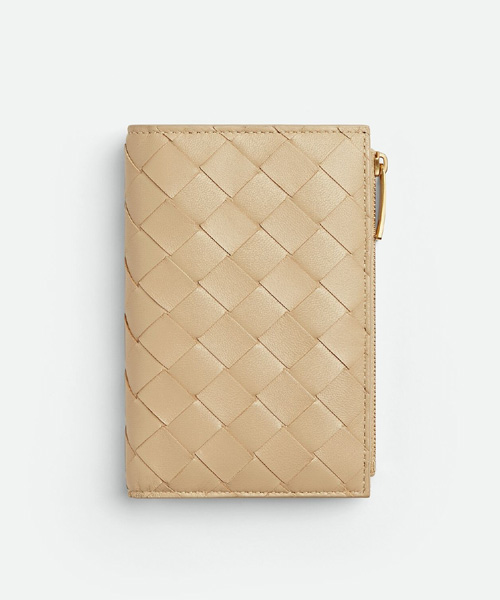 A-42727<br><b>BOTTEGA VENETA</b><br>미디엄 인트레치아토 폴더형 지갑</b><br>[매장가-110만원대]