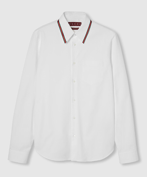 S-5522<br><b>GUCCI</b><br>웹 디테일 옥스포드 코튼 셔츠</b><br>[매장가-100만원대]