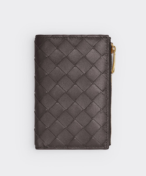 A-42673<br><b>BOTTEGA VENETA</b><br>미디엄 인트레치아토 폴더형 지갑</b><br>[매장가-100만원대]
