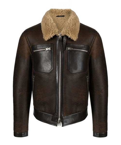 JK-24522<br><b>TOM FORD</b><br>시어링 트림 레더 자켓</b><br>[매장가-1400만원대]