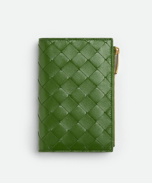 A-42675<br><b>BOTTEGA VENETA</b><br>미디엄 인트레치아토 폴더형 지갑</b><br>[매장가-100만원대]