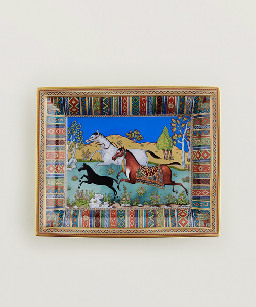 A-42561<br><b>HERMES</b><br>CHEVAL D`ORIENT 체인지 트레이</b><br>[매장가-140만원대]