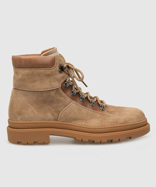 A-42818<br><b>BRUNELLO CUCINELLI</b><br>가죽 트리밍 스웨이드 부츠</b><br>[매장가-250만원대]