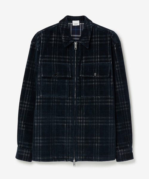 S-5508<br><b>BURBERRY</b><br>체크 코듀로이 셔츠</b><br>[매장가-120만원대]