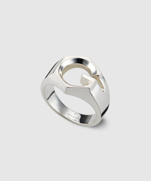 A-43019<br><b>GUCCI</b><br>지오메트릭 G 와이드 반지</b><br>[매장가-70만원대]