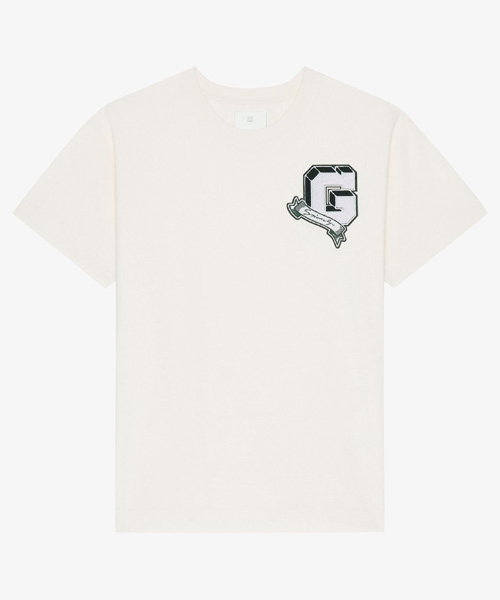 T-30734<br><b>GIVENCHY</b><br>지방시 컬리지 코튼 티셔츠</b><br>[매장가-100만원대]