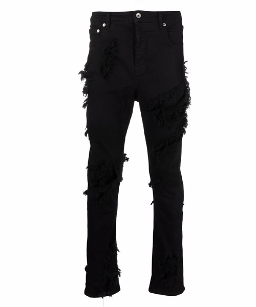 P-16082<br><b>RICK OWENS</b><br>프린지 디테일 데님 팬츠</b><br>[매장가-150만원대]