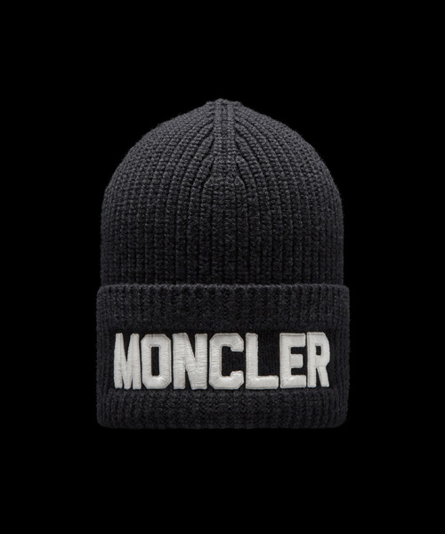 A-42535<br><b>MONCLER</b><br>엠브로이더드 울 비니</b><br>[매장가-60만원대]