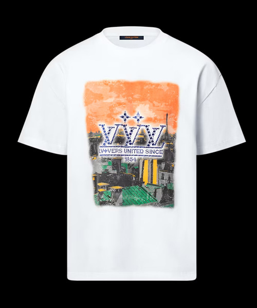 T-30989<br><b>LOUIS VUITTON</b><br>엠벨리시드 그래픽 코튼 티셔츠</b><br>[매장가-150만원대]