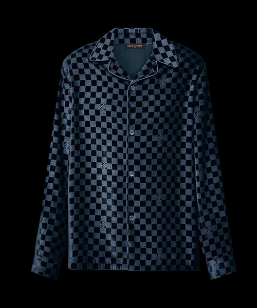 S-5533<br><b>LOUIS VUITTON</b><br>실크 블렌드 벨벳 롱 슬리브 이브닝 오버셔츠</b><br>[매장가-300만원대]