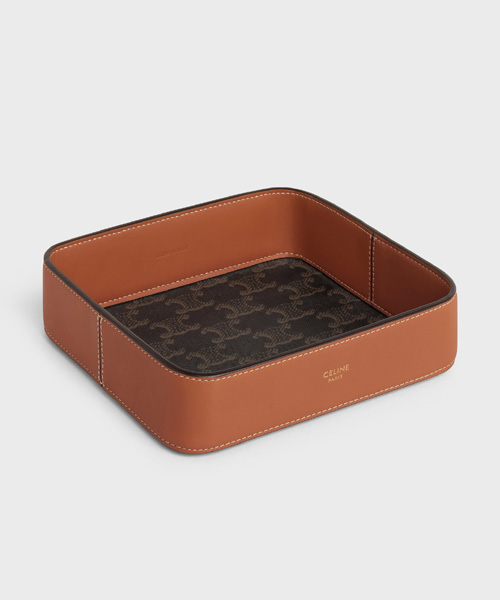A-43138<br><b>CELINE</b><br>트링킷 보울-트리옹프 캔버스 & 카프스킨</b><br>[매장가-50만원대]