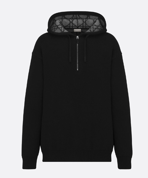 T-30967<br><b>DIOR</b><br>블랙 캐시미어 니트 후드 스웨터</b><br>[매장가-900만원대]