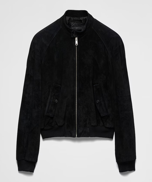 JK-24574<br><b>PRADA</b><br>스웨이드 봄버 자켓</b><br>[매장가-970만원대]