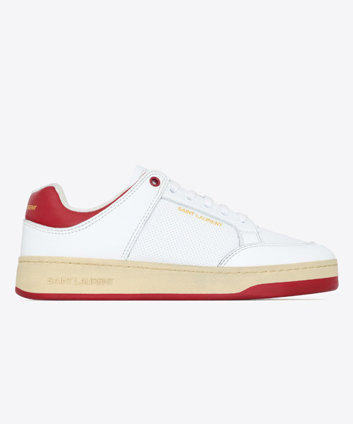 A-43211<br><b>SAINT LAURENT</b><br>그레인 가죽 SL/61 스니커즈</b><br>[매장가-110만원대]