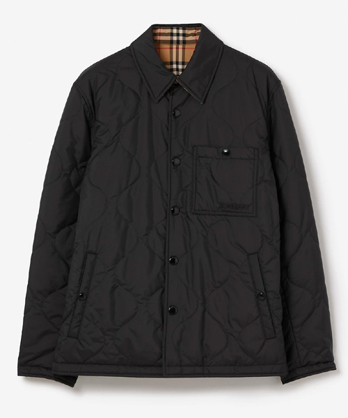 JK-24613<br><b>BURBERRY</b><br>체크 퀄팅 리버서블 오버셔츠 자켓</b><br>[매장가-200만원대]