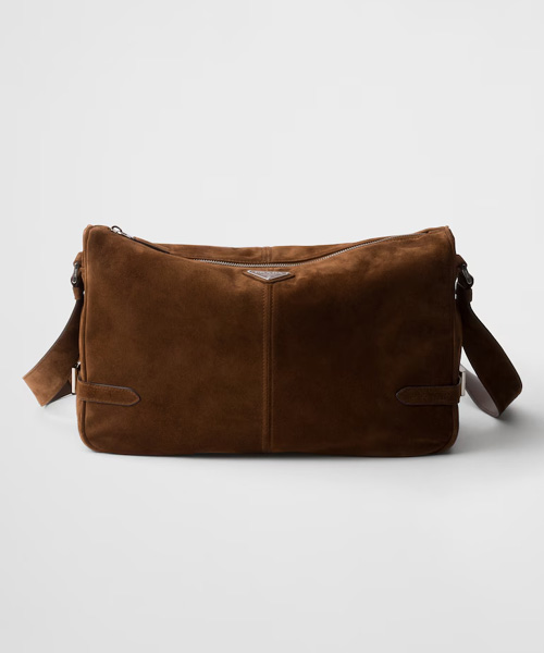 A-43135<br><b>PRADA</b><br>스웨이드 숄더백</b><br>[매장가-430만원대]