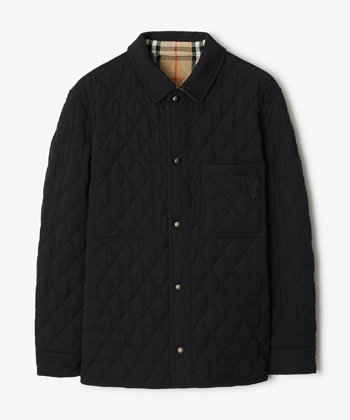 JK-24612<br><b>BURBERRY</b><br>리버서블 퀄팅 나일론 오버셔츠 자켓</b><br>[매장가-200만원대]