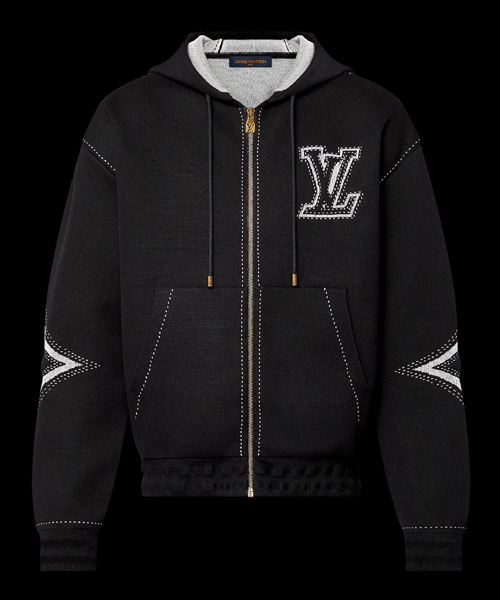 JK-24624<br><b>LOUIS VUITTON</b><br>그래픽 인타르시아 지퍼 코튼 후디</b><br>[매장가-320만원대]