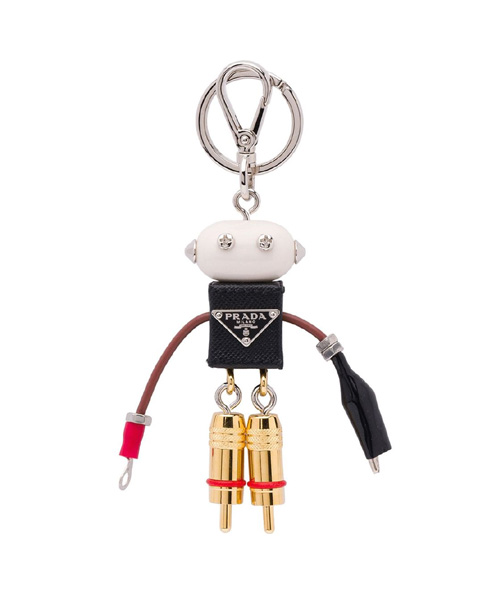 A-43055<br><b>PRADA</b><br>에드워드 사피아노 가죽 키 체인</b><br>[매장가-80만원대]