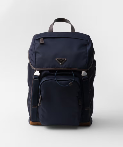 A-43130<br><b>PRADA</b><br>리나일론 및 가죽 백팩</b><br>[매장가-360만원대]