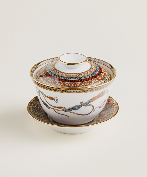 A-43175<br><b>HERMES</b><br>테이블웨어 슈발도리앙 찻잔 세트</b><br>[매장가-600만원대]