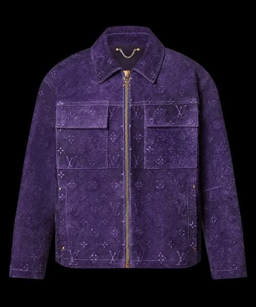 JK-24638<br><b>LOUIS VUITTON</b><br>워크웨어 모노그램 엠보서드 스웨이드 자켓</b><br>[매장가-1000만원대]