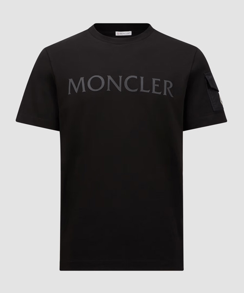 T-30927<br><b>MONCLER</b><br>라미네이트 로고 코튼 티셔츠</b><br>[매장가-60만원대]