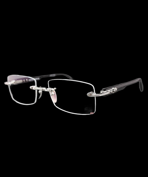 A-43424<br><b>CHROME HEARTS</b><br>딥 2 샤이니 실버</b><br>[매장가-200만원대]