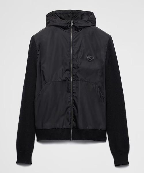 JK-24764<br><b>PRADA</b><br>캐시미어 & 울 후드 자켓</b><br>[매장가-450만원대]