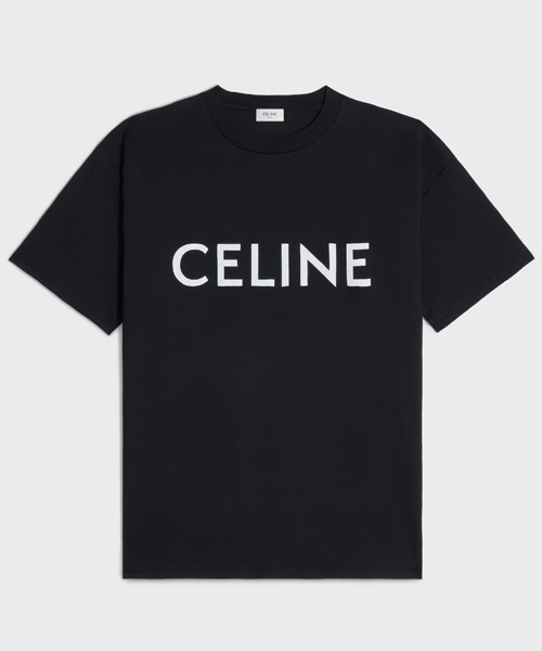 T-31220<br><b>CELINE</b><br>로고 프린트 코튼 저지 티셔츠</b><br>[매장가-70만원대]