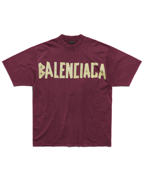 T-31090<br><b>BALENCIAGA</b><br>테이프 타입 티셔츠</b><br>[매장가-120만원대]