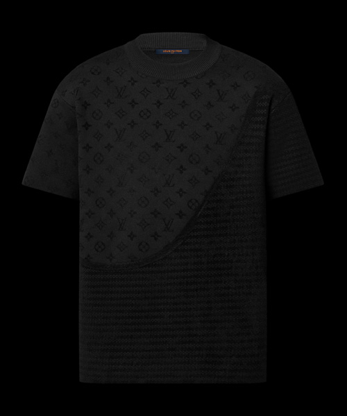T-31298<br><b>LOUIS VUITTON</b><br>그래픽 자카드 숏 슬리브 크루넥</b><br>[매장가-260만원대]