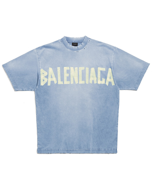 T-31089<br><b>BALENCIAGA</b><br>테이프 타입 티셔츠</b><br>[매장가-120만원대]