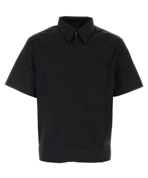 S-5566<br><b>GIVENCHY</b><br>로고 패치 집업 숏 슬리브 셔츠</b><br>[매장가-100만원대]