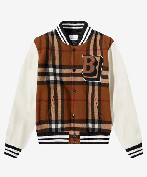 JK-24741<br><b>BURBERRY</b><br>펠톤 체크 바시티 자켓</b><br>[매장가-350만원대]
