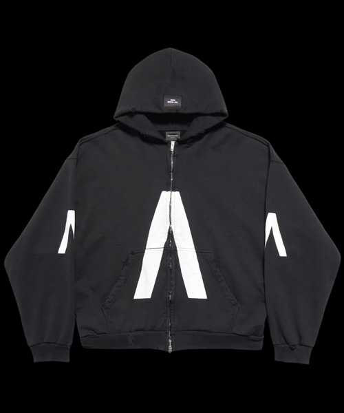 JK-24664<br><b>BALENCIAGA</b><br>뮤직 아카이브 시리즈 커넥티드 후드 집업</b><br>[매장가-160만원대]