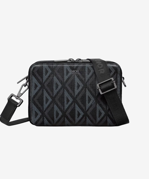 A-43299<br><b>DIOR</b><br>CD 다이아온드 캔버스 스트랩 파우치</b><br>[매장가-220만원대]