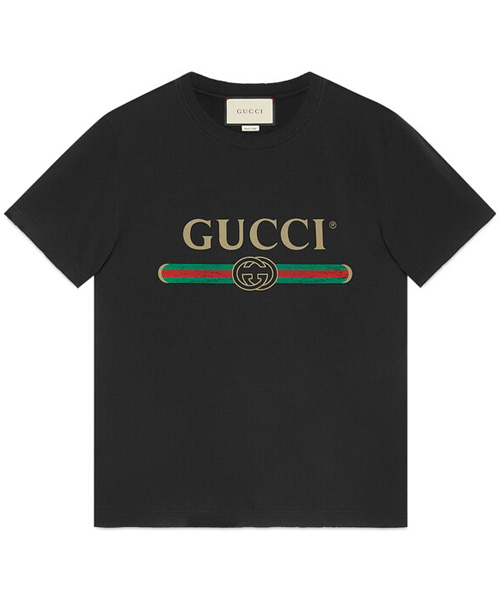 T-31159<br><b>GUCCI</b><br>로고 프린트 코튼 티셔츠</b><br>[매장가-90만원대]