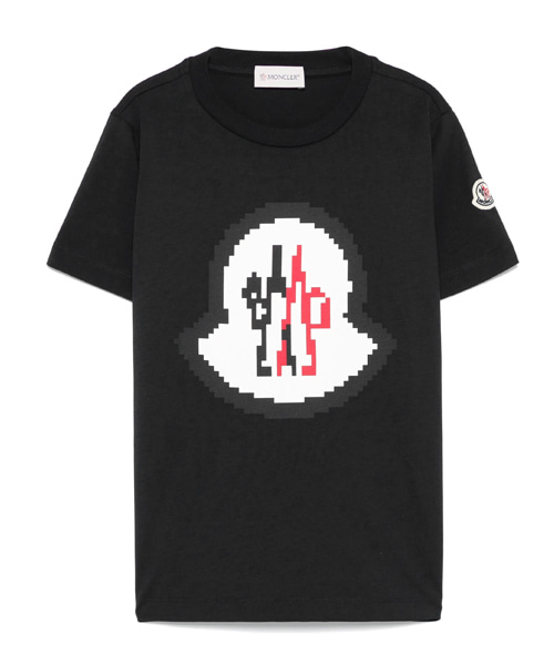 T-31174<br><b>MONCLER</b><br>픽셀 로고 프린트 코튼 티셔츠</b><br>[매장가-50만원대]