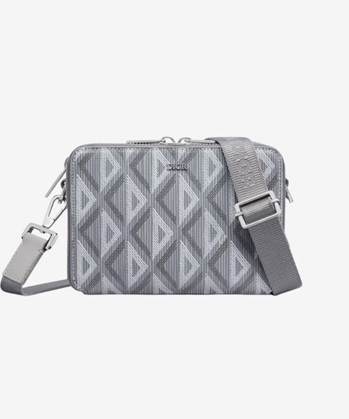 A-43298<br><b>DIOR</b><br>CD 다이아온드 캔버스 스트랩 파우치</b><br>[매장가-220만원대]