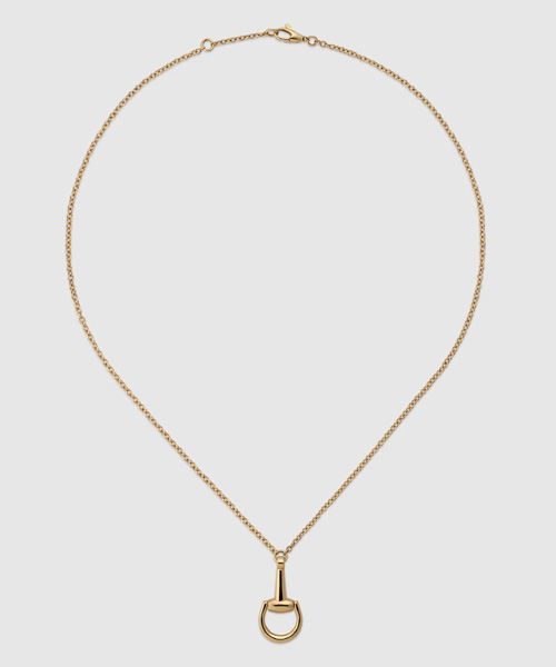 A-43327<br><b>GUCCI</b><br>홀스빗 체인 목걸이</b><br>[매장가-520만원대]