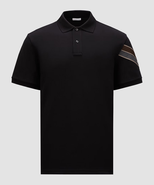 T-31135<br><b>MONCLER</b><br>트라이컬러 트리밍 코튼 폴로 셔츠</b><br>[매장가-50만원대]