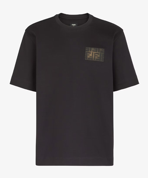 T-31210<br><b>FENDI</b><br>FF 에클리시 모티프 코튼 티셔츠</b><br>[매장가-100만원대]
