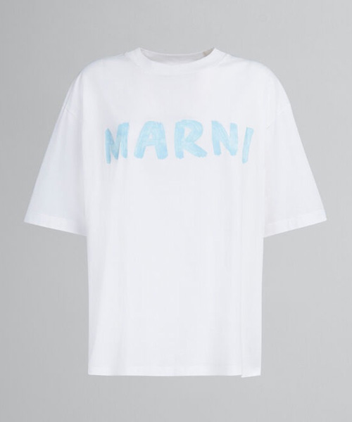 T-31104<br><b>MARNI</b><br>로고 프린트 코튼 티셔츠</b><br>[매장가-60만원대]