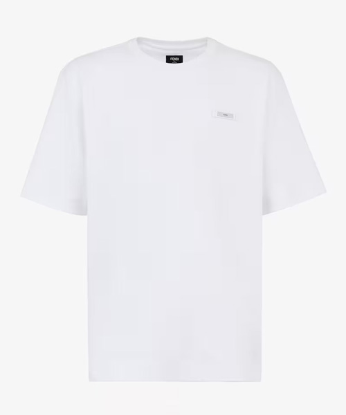 T-31209<br><b>FENDI</b><br>화이트 저지 코튼 티셔츠</b><br>[매장가-100만원대]