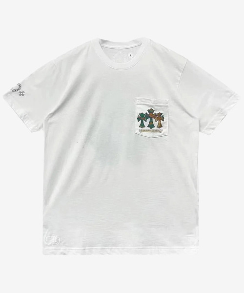 T-31268<br><b>CHROME HEARTS</b><br>카모플라쥬 홀스슈 로고 숏 슬리브 티셔츠</b><br>[매장가-150만원대]